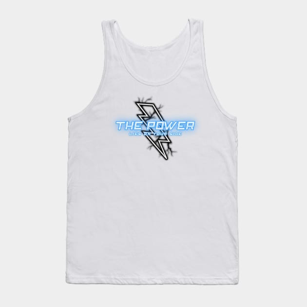 The Black Ranger Tank Top by PizzaZombieApparel